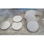 Round Piezoelectric Ceramic Discs P8 P4 Material 43 X 2mm Good Construction for sale