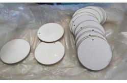 China Round Piezoelectric Ceramic Discs P8 P4 Material 43 X 2mm Good Construction supplier