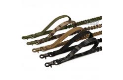 China Adjust Explosion Proof Flexible Dual Handle Dog Leash Nylon Tactical Dog Rope supplier