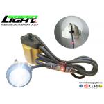 ATEX 800mA LED Miners Cap Lamp 25000Lux 348lum Underground