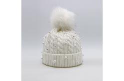China Unisex Custom Winter Beanie Hat Casual Trendy Thick Knitted supplier