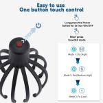 Lightweight And Compact Octopus Claw Scalp Massager 8 Massage Nodes 3 Massage Modes Portable And Lightweight for sale