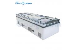 China ETL Gas Station & Mini Store Two Sides Open Island Freezer supplier