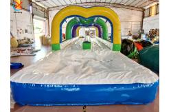 China Commercial Inflatable Water Slide With Pool Single Lane Inflatable Water Slip Bouncy supplier