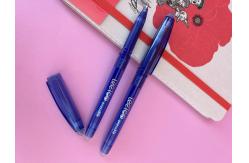 China Clicker Erasable Gel Pen With Superior Colos Ink Soft Rubber Grip supplier