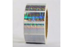 China 2 * 3cm 2D 3D Moving Grating Security Hologram Stickers supplier