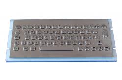 China Compact format Industrial Mini Metal Keyboard / rugged kiosk keyboard  IP65 supplier
