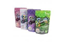 China Heat Seal Resealable Mylar Bag, Custom Zipper Holographic Stand Up Pouch supplier
