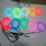 charming colorful electroluminescent wire/el wire/lighting el wire for decoration for sale