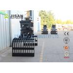 Metal Scrap Sorting Grab , Hydraulic Stone Square Rotating Demolition Grapple for sale