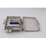8 Core Wall Mount Fiber Distribution Box With PLC Splitter Waterproof Outdoor FAT Box for sale