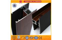 China T5 T6 Clear Texture Wood Finish Aluminium Profiles Flexible Antirust supplier