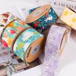 Polyester Double Sided Printed Ribbon 25mm-40mm Wide ISO9001 for sale