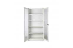 China School Glass Door Document H185cm Metal Cabinet Locker supplier