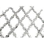 Bto-22 Galvanized Razor Wire Fence Diamond Welded for sale