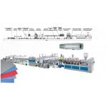 SJ90/33 PC Sunshine Sheet Extrusion Line , PP PC Hollow Grid Sheet Production Line for sale
