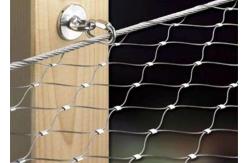 China SS316 Architectural Fall prevention Wire Rope Netting 80mm X 140 Mm supplier