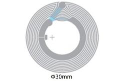 China Dia 33mm PET HF Wet RFID Inlay With RFID Classic ® /  SLI / NFC Chip supplier