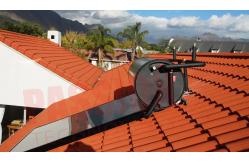 China Ultrasonic Welding High Efficiency Blue Titanium Flat Plate Solar Thermal Collector supplier