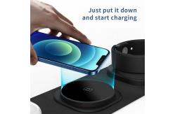 China Multifunctional All In One Wireless Charger 15w Qi Wireless Charger For Apple supplier