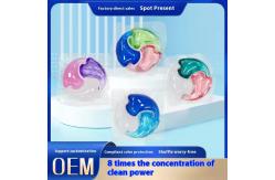 China OEM Custom 15g Large Weight Three-Chamber Deep Stain Removal Laundry Detergent Pods supplier