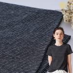 Fashionable And Sweat-Absorbent Breathable Striped Material Fabric For T-Shirt for sale
