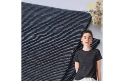 China Fashionable And Sweat-Absorbent Breathable Striped Material Fabric For T-Shirt supplier