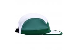 China Premium Running Snapback Hat Unstructured Camper Nylon Waterproof 5 Panel Cap Printing Logo supplier