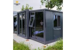China Double Winged Foldable Container House Durable Sandwich Panel Steel Container Buildings supplier