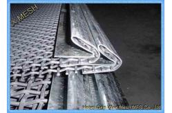 China Woven Vibrating Screen Mesh Have Hook Crimped Wire Mesh for Mining supplier