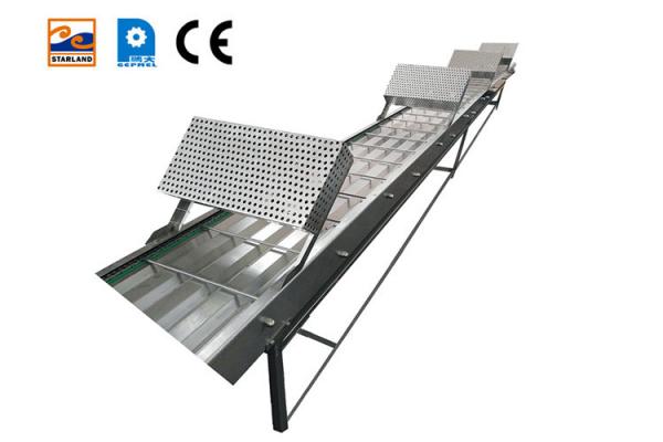 Accessories For Cone Production Line , Marshalling Cooling Conveyor.