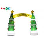 ROHS Inflatable Holiday Decorations Christmas Tree Arch 4*3.2mH for sale