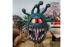 China Handmade Lifelike Animatronic Dragons Simulation Beholder Sculpture With Movements supplier