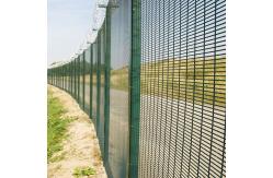 China TLSW Square Post 358 Wire Mesh Fence Panel PVC Coated supplier