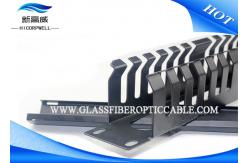 China Metal Plastic Ofc Termination Box , 19 Inch 1 U Rack Mount Cable Management supplier