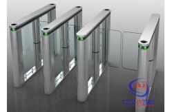 China RFID card fingerprint reader Swing Barrier Gate for Residence and office building supplier