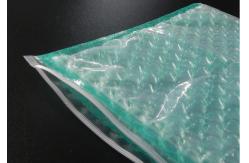 China Strong Adhesive Clear Plastic Zipper Bubble Bags With Copperplate Printing supplier