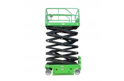 China 450kgs Scissor Lift Self Propelled 6m Mobile Hydraulic Lift Green supplier