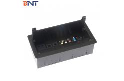 China tabletop flip up brushed cover socket box for 86 socket panel supplier