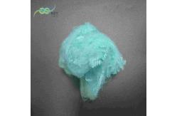 China Light Blue Dope Dyed Polyester Staple Fiber 2.5D Regenerated PSF Polyester supplier