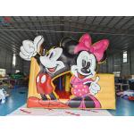 Commercial Mickey And Minnie Inflatable Bouncy House With Slides Combo Castle for sale