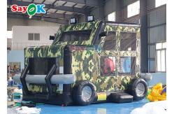 China Funny Cars Wonderful Inflatable Bounce Castle With Ball Pit Pool Fire Retardant supplier