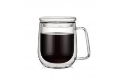 China High Borosilicate Double Wall Glass Cup For Drinking Coffee Eco Friendly supplier