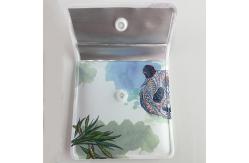 China PVC EVA Aluminum Foil Reusable Pocket Ashtray Pouch Button Closure supplier