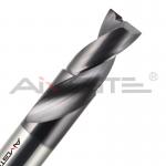 Customized Tungsten Carbide Drill 3xD 5xD 8xD Flat Bottom Carbide Drills With Naco Black Coating for sale