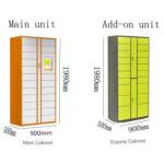 Smart Delivery ODM Digital Parcel Locker Electrostatic Powder Coating for sale