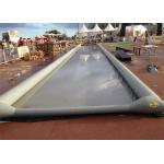 Durable PVC Tarpaulin Giant Inflatable Slide / 1000 Foot Slip N Slide For Children for sale