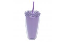 China Outdoor Plastic Cup with Lid and Straw 710ML Capacity Reusable Straw Cup supplier