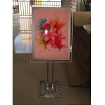 304 SUS Base Floor Standing RGB Snap Frame Led Light Box for sale