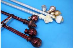 China Window Decorative Galvanized Pipe Curtain Rod 6.7 Metre 26mm supplier